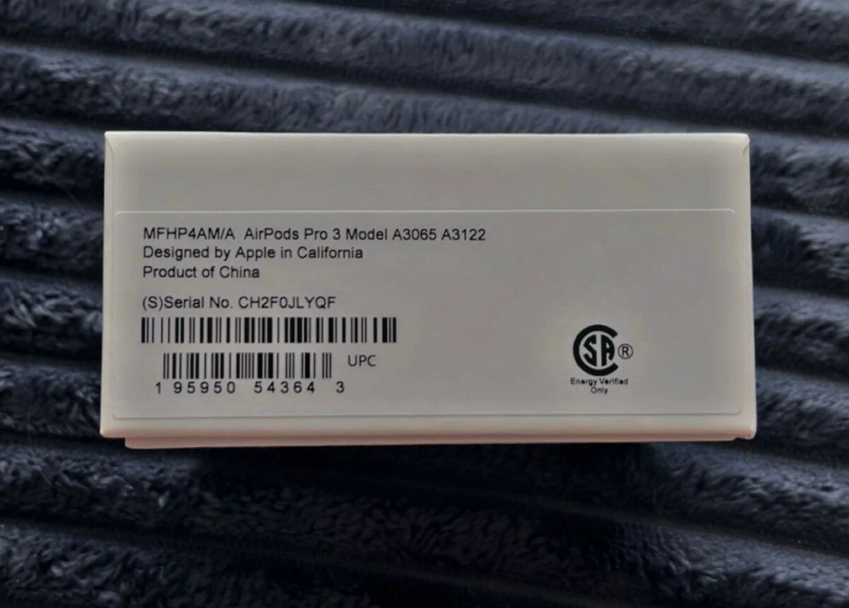 Apple AirPods Pro 3 A3065 A3122 Wireless Earbuds
