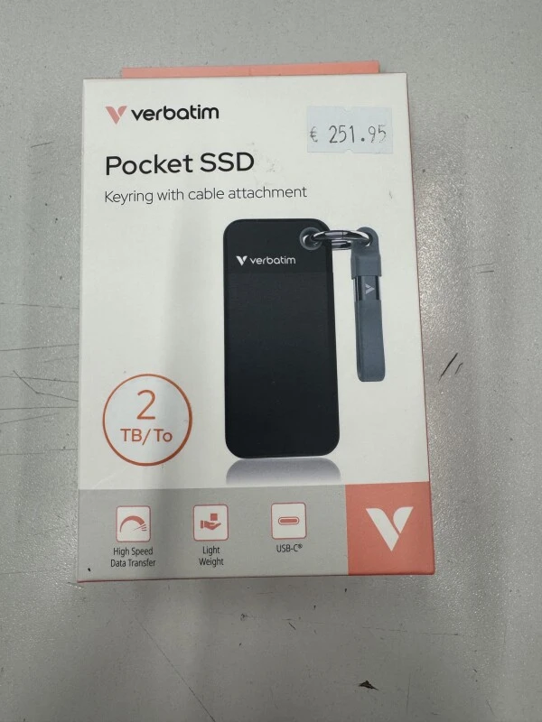 Verbatim Pocket SSD 2 TB USB-C