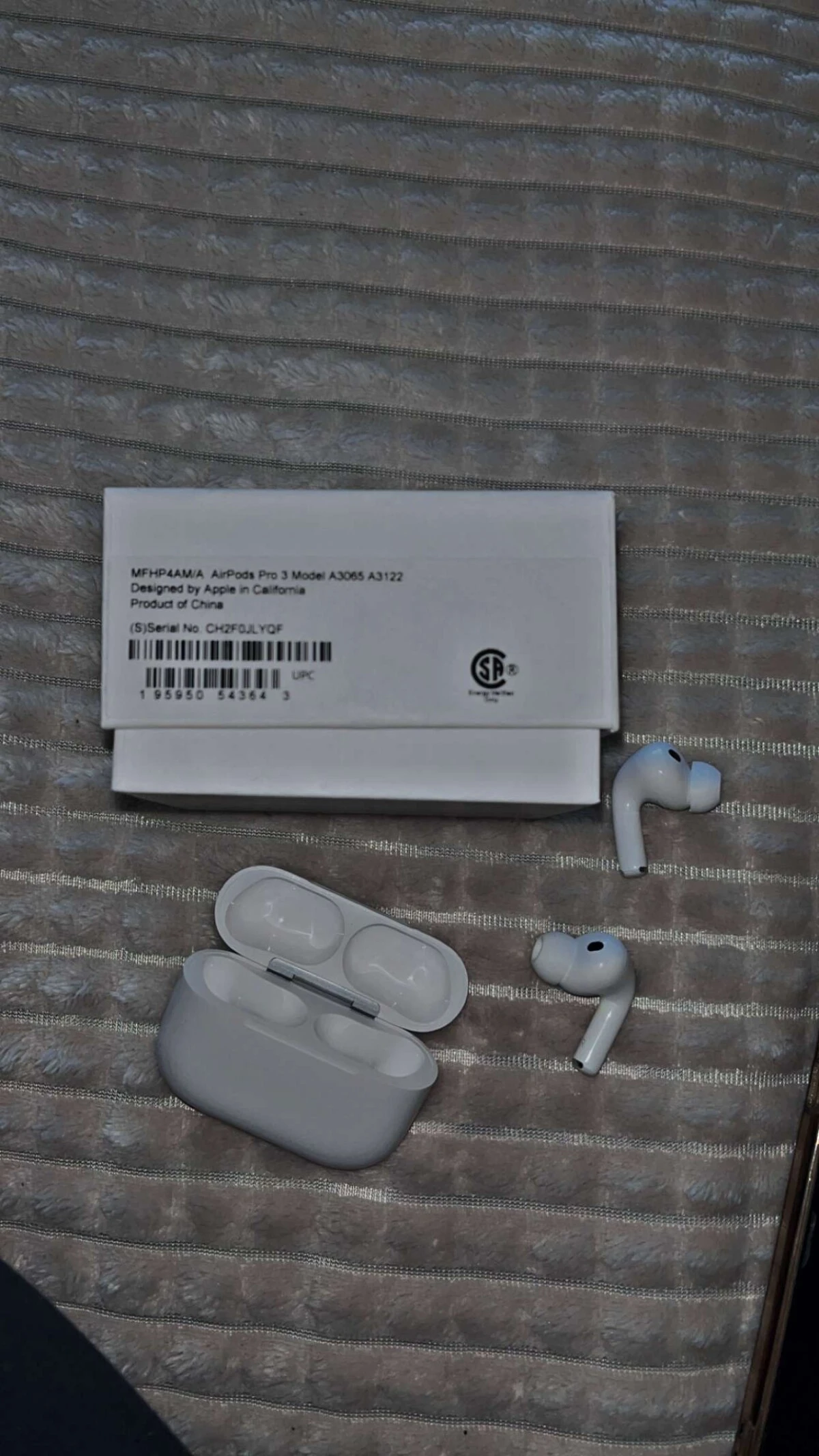 【新品未開封】 AirPods Pro3 Model A3065 A3122 Apple AirPods Pro3 (3rd Gen) Magsafe USB-C Charging Case